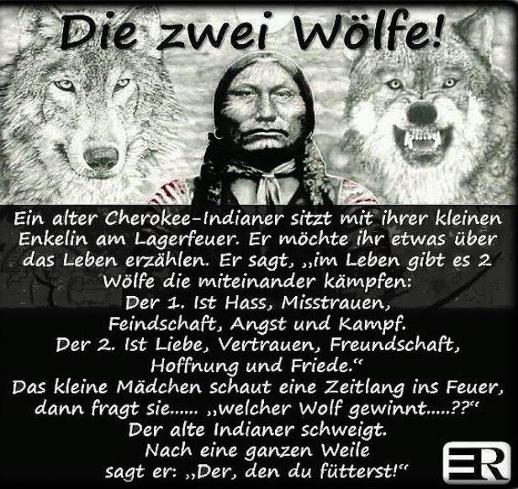 Die zwei Wölfe